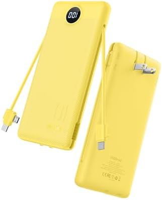 Yellow fast charging travel battery pack