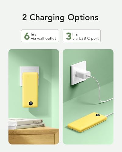 Yellow fast charging travel battery pack — photo 4