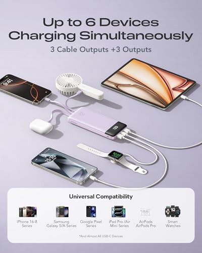 High capacity battery with four built-in cables — photo 4