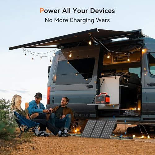 Portable Power Station with 30W Solar Panel — photo 5