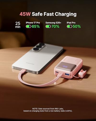 Mini portable power bank 45W fast charging — photo 3