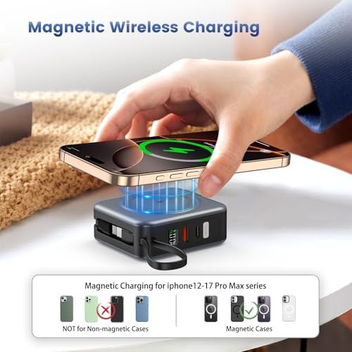 Gray six in one magnetic power bank — photo 4