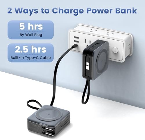 Gray six in one magnetic power bank — photo 5