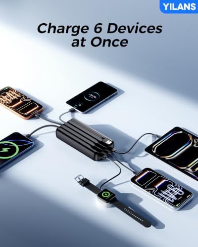 High Capacity Power Bank with Four Cables — photo 3