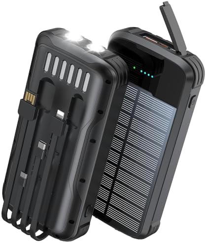 Solar power bank with 40000mAh capacity high