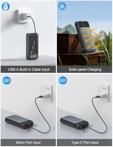 Solar power bank with 40000mAh capacity high — photo 5