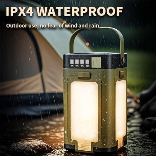 Orange Solar Camping Lantern and Power Bank — photo 4