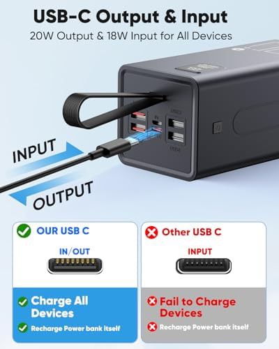 Portable 70000mAh LED display battery bank — photo 5