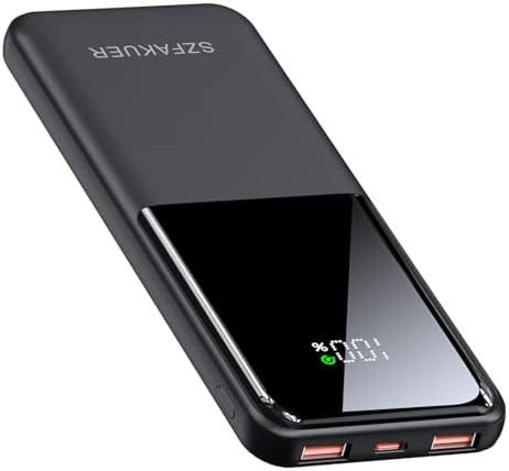 Slim travel power bank with 22.5W charging