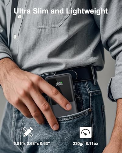Slim travel power bank with 22.5W charging — photo 3