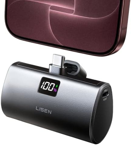 Capsule power bank with LED display