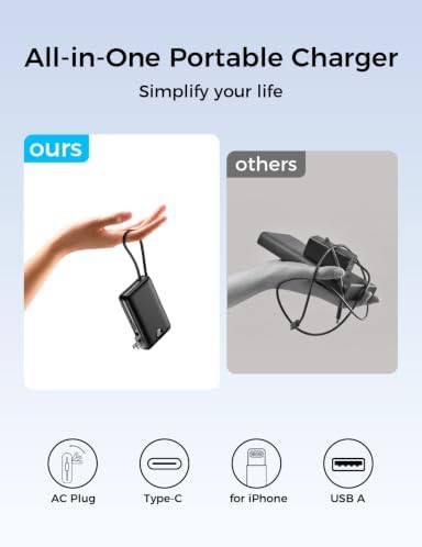 Black massive capacity travel charger — photo 4