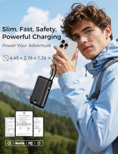 Black massive capacity travel charger — photo 5
