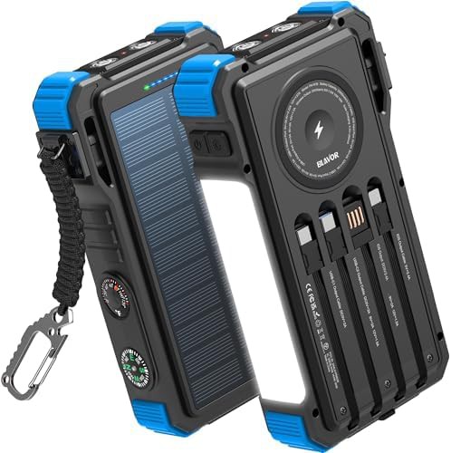 Fast Charging Solar Power Bank with Watch Charger