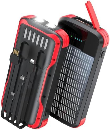 Fast charging solar bank with 40000mAh