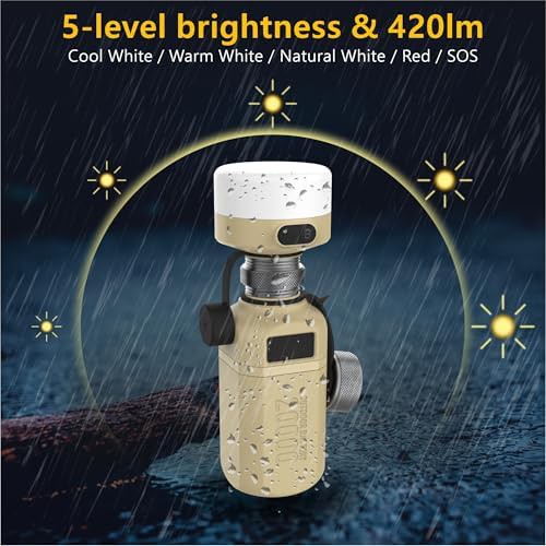 Rugged waterproof power bank with lantern — photo 5
