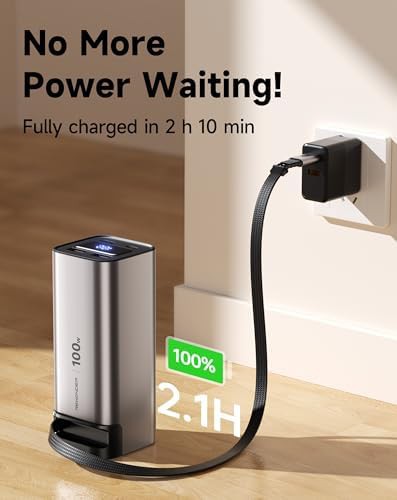 Power bank with retractable USB-C cable — photo 5