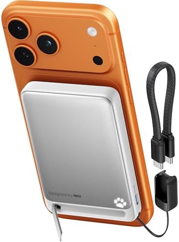 Qi2 certified slim magnetic portable charger