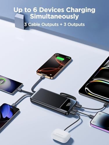 Portable charger with built-in fast charging cable — photo 4