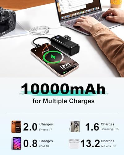 Mini fast charging power bank with USB-C — photo 5