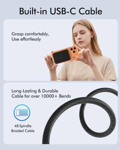 Slim magnetic portable charger for iPhone — photo 5