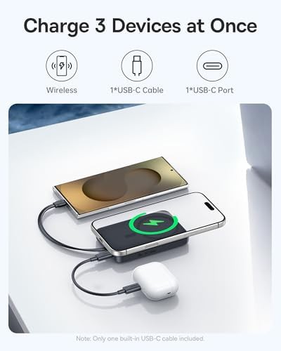 Magnetic charger with braided USB-C cable — photo 5