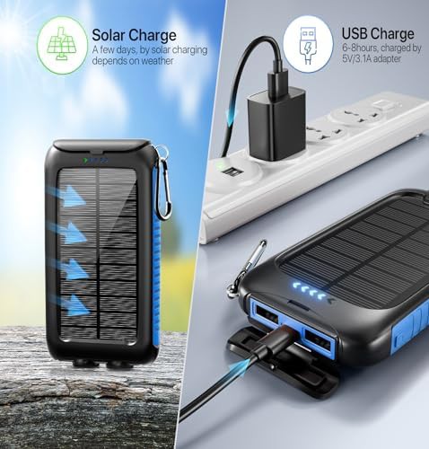 Solar fast charger with LED flashlight — photo 5