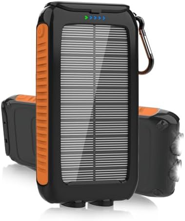 High capacity solar fast charging pack