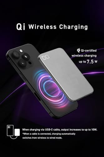Silver ultra slim wireless magnetic charger — photo 4