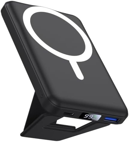 Magnetic 10000mAh power bank with stand