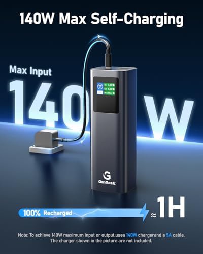 High power 140W laptop portable charger — photo 4