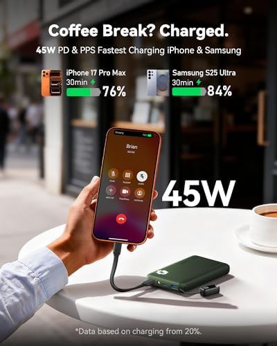 Portable travel charger with 45W fast charging — photo 3