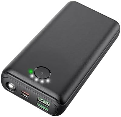 DAOLOT black portable charger 30000mAh USB-C