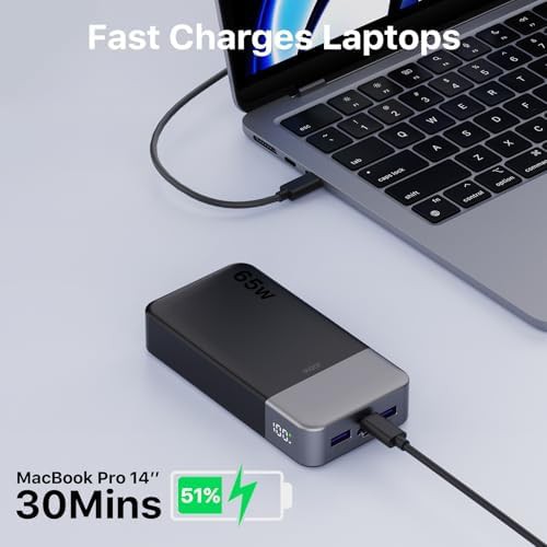 Work laptop power bank 65W output — photo 5