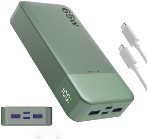 Portable 65w usb-c laptop charger