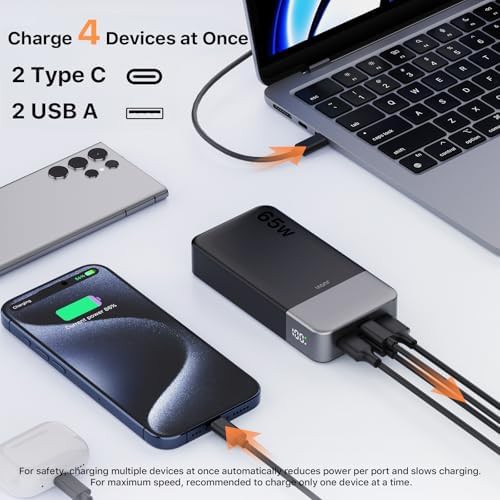 Laptop portable charger 65W USB-C — photo 3