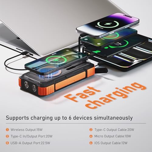 Large capacity wireless solar battery pack — photo 3