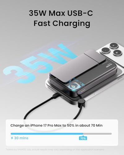Magnetic portable charger for MagSafe — photo 3
