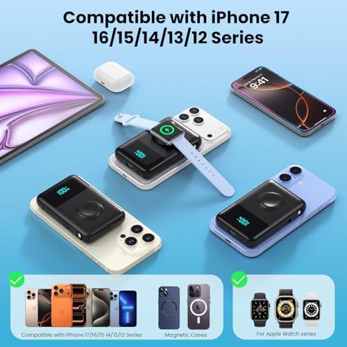 Magnetic wireless charger with Apple Watch support — photo 4