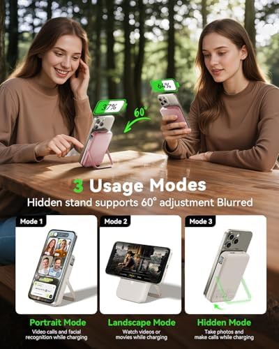 Slim magnetic wireless portable charger — photo 4