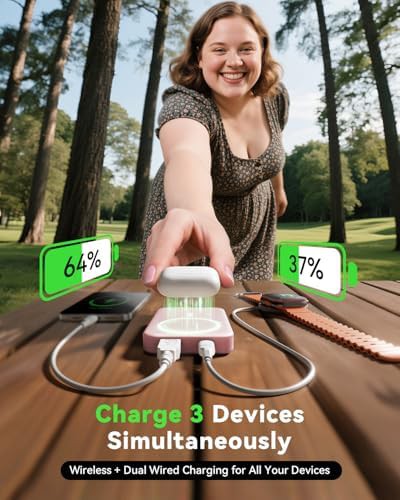 Slim magnetic wireless portable charger — photo 5