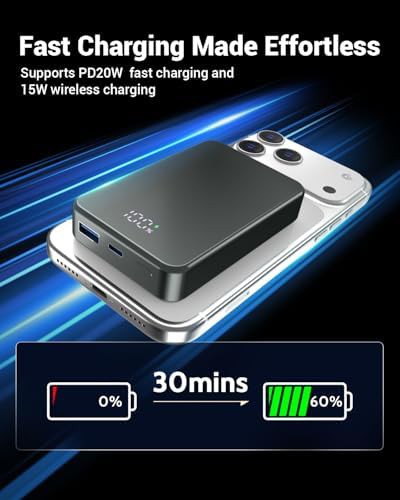 Aluminum alloy magnetic fast charging bank — photo 3