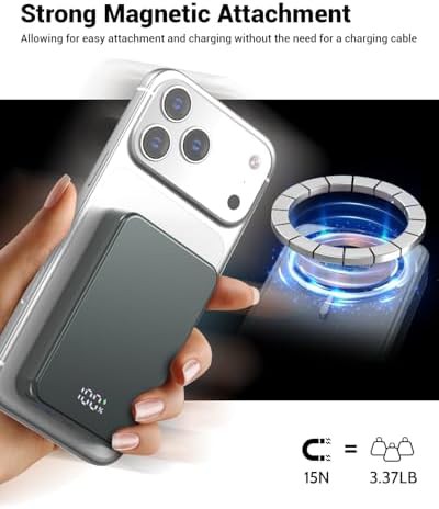 Aluminum alloy magnetic fast charging bank — photo 4