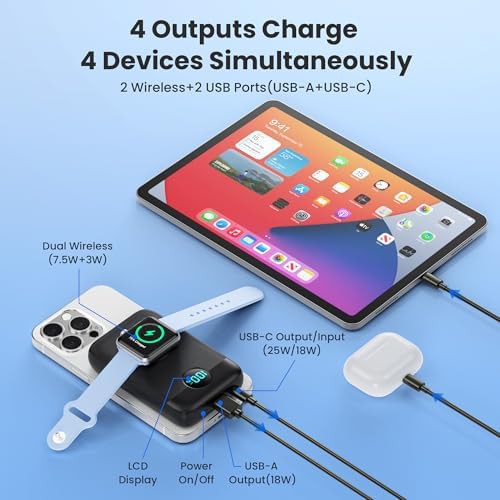 Magnetic watch and phone multi charger — photo 3