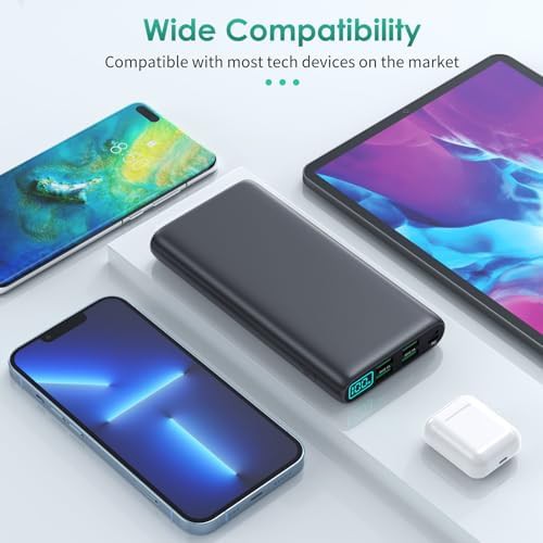 High capacity travel battery with five output ports — photo 3