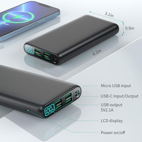 High capacity travel battery with five output ports — photo 4