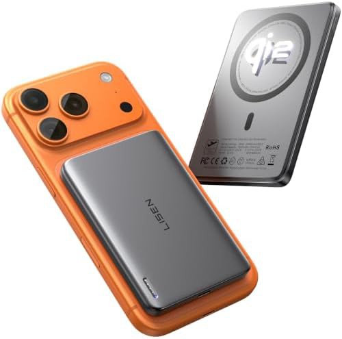 Ultra slim Qi2 travel magnetic charger