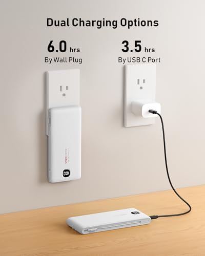 Travel charger with cables and AC wall plug — photo 5