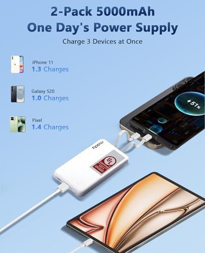 Small travel power bank two pack — photo 5