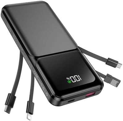 Integrated Cable 20000mAh Portable Charger